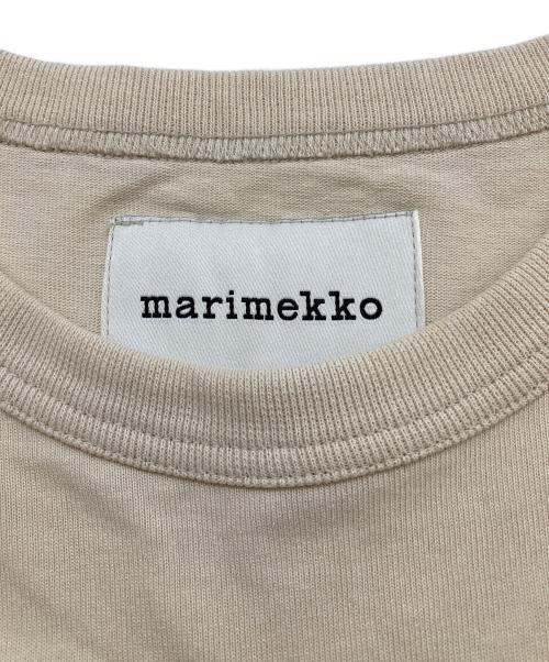 marimekko（マリメッコ）marimekko (マリメッコ) カットソーワンピース ベージュ サイズ:Sの古着・服飾アイテム