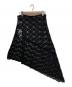 PROVOKE (プロヴォーク) Stretch lace asymmetry スカート ブラック サイズ:Free 未使用品：5000円