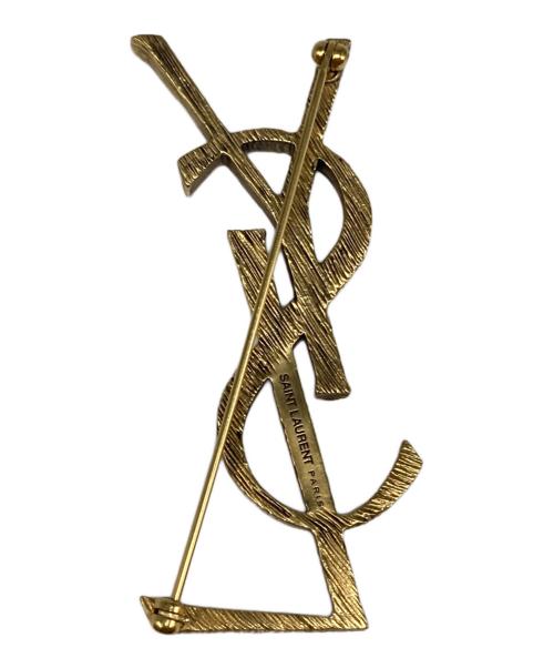 Saint Laurent Paris（サンローランパリ）Saint Laurent Paris (サンローランパリ) ブローチ ゴールドの古着・服飾アイテム