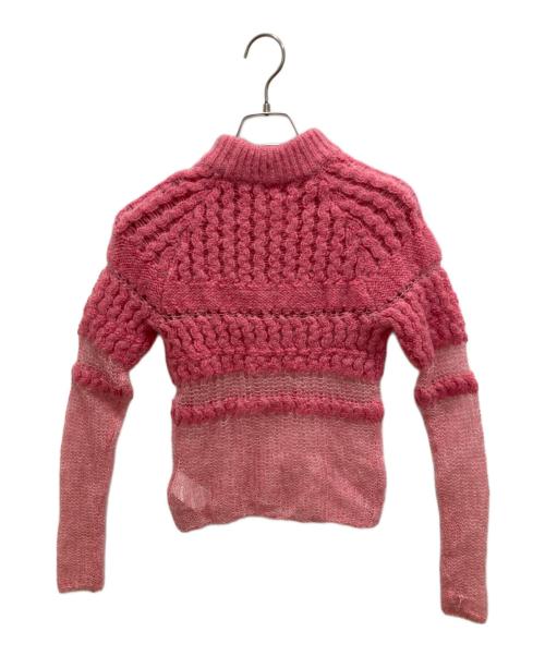 Ameri（アメリ）Ameri (アメリ) BUMPY SHEER DOCKING KNIT ピンク サイズ:freeの古着・服飾アイテム