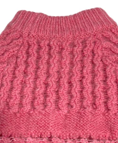 Ameri（アメリ）Ameri (アメリ) BUMPY SHEER DOCKING KNIT ピンク サイズ:freeの古着・服飾アイテム