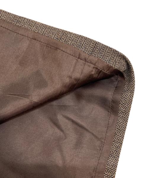 CELINE（セリーヌ）CELINE (セリーヌ) 馬車金具ベルト付きニットワンピース ブラウン サイズ:L (42)の古着・服飾アイテム