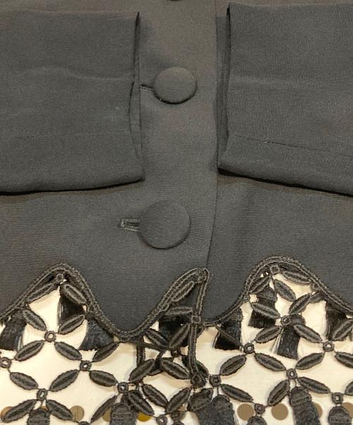 CELINE（セリーヌ）CELINE (セリーヌ) アンサンブルオケージョンワンピース ブラック サイズ:L(40)の古着・服飾アイテム