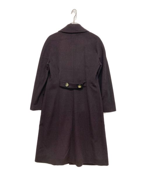 CELINE（セリーヌ）CELINE (セリーヌ) カシミヤ混シングルコート ブラウン サイズ:M(38)の古着・服飾アイテム