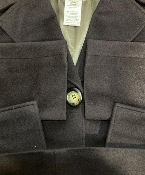 CELINE（セリーヌ）CELINE (セリーヌ) カシミヤ混シングルコート ブラウン サイズ:M(38)の古着・服飾アイテム