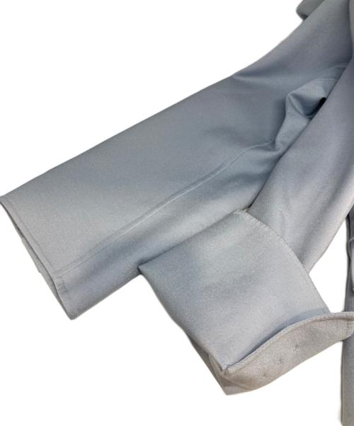 CELINE（セリーヌ）CELINE (セリーヌ) シルク混ストレッチ3Bテーラードジャケット スカイブルー サイズ:Mの古着・服飾アイテム