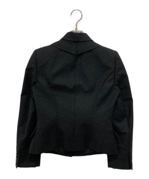 Salvatore Ferragamo（サルヴァトーレ フェラガモ）Salvatore Ferragamo (サルヴァトーレ フェラガモ) テーラードジャケット ブラック サイズ:L (42)の古着・服飾アイテム