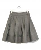CELINEセリーヌ）の古着「プリーツスカート」｜グレー