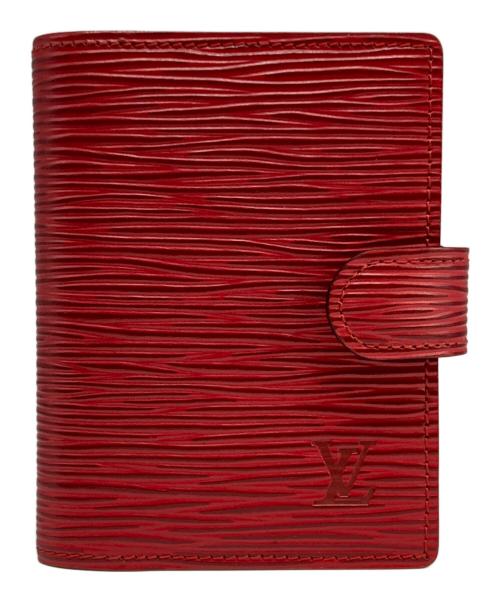 LOUIS VUITTON（ルイ ヴィトン）LOUIS VUITTON (ルイ ヴィトン) 手帳カバー レッドの古着・服飾アイテム