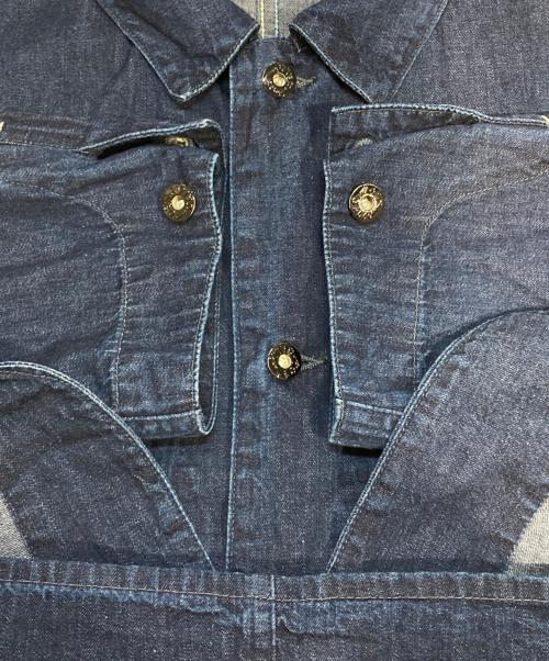 POST O'ALLS（ポストオーバーオールズ）POST O'ALLS (ポストオーバーオールズ) De Luxe Railroader インディゴ サイズ:XLの古着・服飾アイテム