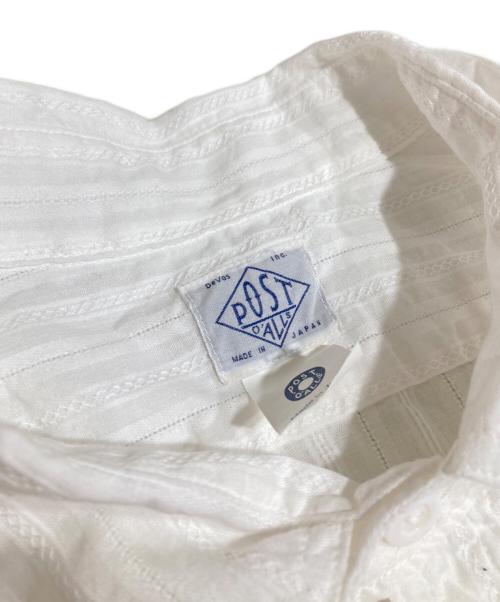 POST O'ALLS（ポストオーバーオールズ）POST O'ALLS (ポストオーバーオールズ) No.1 Shirt MV ホワイト サイズ:XLの古着・服飾アイテム