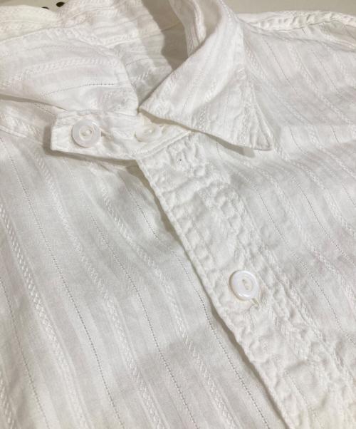 POST O'ALLS（ポストオーバーオールズ）POST O'ALLS (ポストオーバーオールズ) No.1 Shirt MV ホワイト サイズ:XLの古着・服飾アイテム