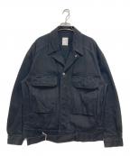SUBLATIONSサブレーションズ）の古着「DENIM JACKET TYRANT 003」｜ブラック