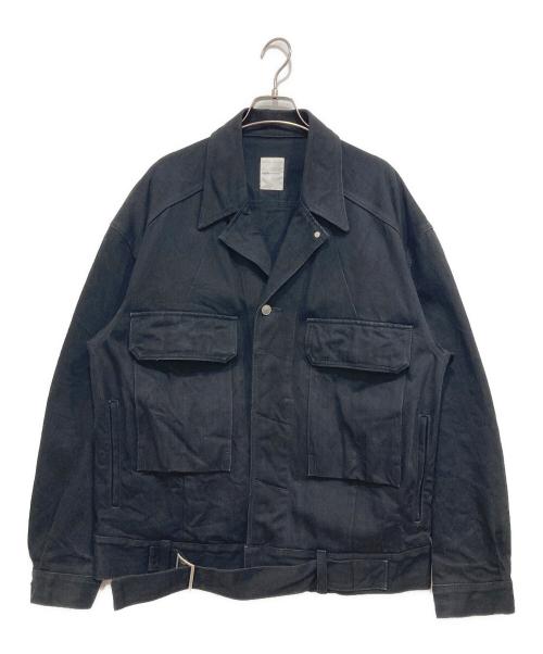 SUBLATIONS（サブレーションズ）SUBLATIONS (サブレーションズ) DENIM JACKET TYRANT 003 ブラック サイズ:M(2)の古着・服飾アイテム