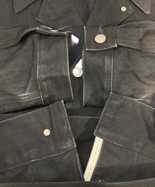 SUBLATIONS（サブレーションズ）SUBLATIONS (サブレーションズ) DENIM JACKET TYRANT 003 ブラック サイズ:M(2)の古着・服飾アイテム