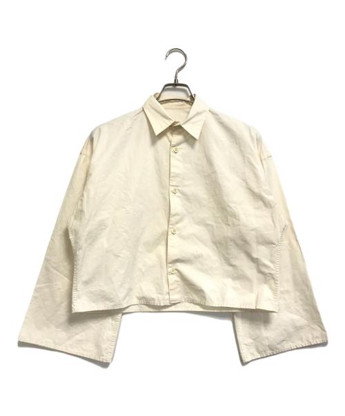 Y's（ワイズ）Y's (ワイズ) クロップド長袖シャツ アイボリー サイズ:3の古着・服飾アイテム