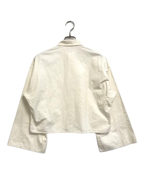Y's（ワイズ）Y's (ワイズ) クロップド長袖シャツ アイボリー サイズ:3の古着・服飾アイテム