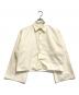 Y's（ワイズ）の古着「クロップド長袖シャツ」｜アイボリー