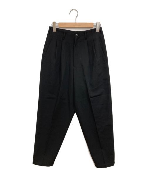 Y's（ワイズ）Y's (ワイズ) ウールタックパンツ ブラック サイズ:Freeの古着・服飾アイテム
