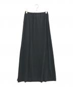 ISSEY MIYAKEイッセイミヤケ）の古着「ロングスカート」｜ブラック