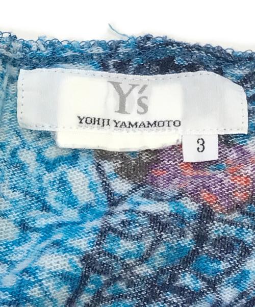 Y's（ワイズ）Y's (ワイズ) 総柄セットアップ ブルー サイズ:3の古着・服飾アイテム
