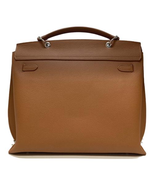 JISTORY（ジストリー）JISTORY (ジストリー) SQUARE BELT HANDLE BAG キャメルの古着・服飾アイテム