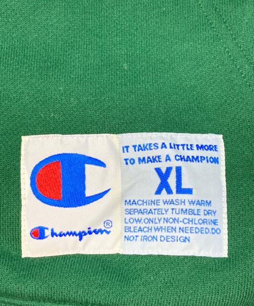 Champion（チャンピオン）Champion (チャンピオン) ハーフジップスウェット グリーン サイズ:XLの古着・服飾アイテム