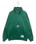 Champion（チャンピオン）の古着「ハーフジップスウェット」｜グリーン
