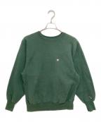 Champion REVERSE WEAVEチャンピオン リバース ウィーブ）の古着「クルーネックスウェット」｜グリーン