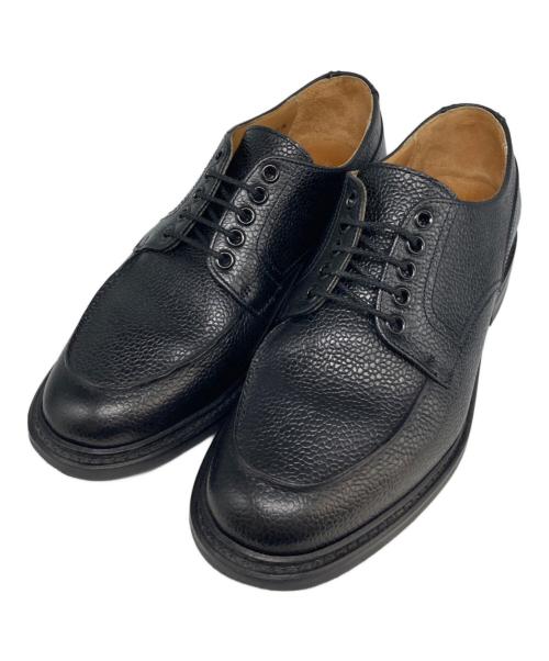 berwick（バーウィック）berwick (バーウィック) Uチップシューズ ブラック サイズ:UK5 1/2(25㎝程度)の古着・服飾アイテム