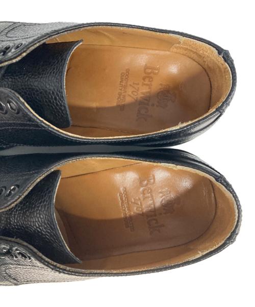 berwick（バーウィック）berwick (バーウィック) Uチップシューズ ブラック サイズ:UK5 1/2(25㎝程度)の古着・服飾アイテム