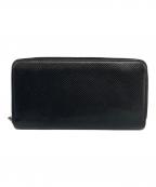 LOUIS VUITTONルイ ヴィトン）の古着「ジッピー・ウォレット エピ ノワール/ホットピンク」｜ブラック