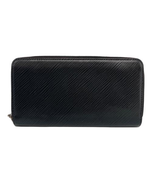 LOUIS VUITTON（ルイ ヴィトン）LOUIS VUITTON (ルイ ヴィトン) ジッピー・ウォレット エピ ノワール/ホットピンク ブラックの古着・服飾アイテム