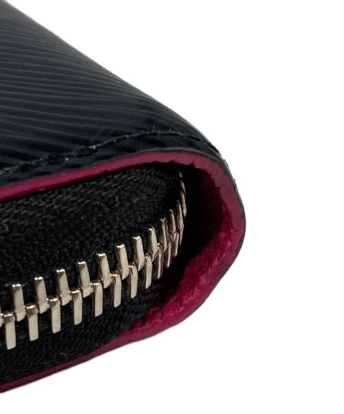 LOUIS VUITTON（ルイ ヴィトン）LOUIS VUITTON (ルイ ヴィトン) ジッピー・ウォレット エピ ノワール/ホットピンク ブラックの古着・服飾アイテム