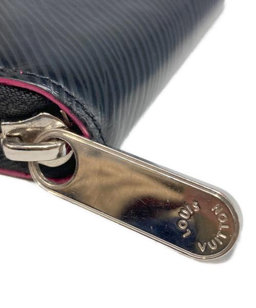 LOUIS VUITTON（ルイ ヴィトン）LOUIS VUITTON (ルイ ヴィトン) ジッピー・ウォレット エピ ノワール/ホットピンク ブラックの古着・服飾アイテム