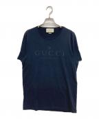 GUCCIグッチ）の古着「Tonal Brand Logo Tee」｜ブラック