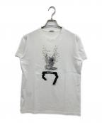 MIU MIUミュウミュウ）の古着「アニマルモチーフ刺繍Tシャツ」｜ホワイト