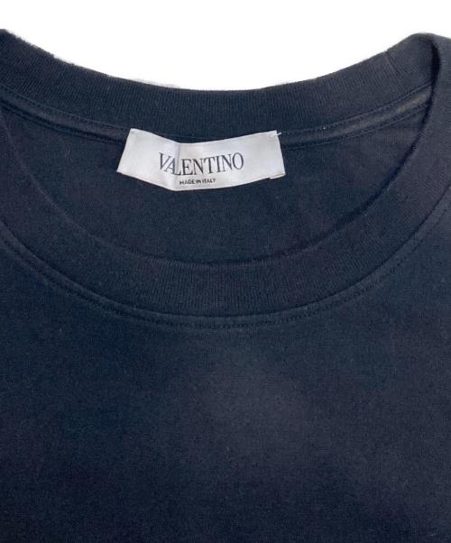 VALENTINO（ヴァレンティノ）VALENTINO (ヴァレンティノ) ロゴカットソー ブラック サイズ:XS(160/76A)の古着・服飾アイテム