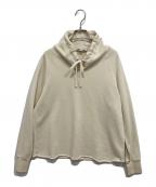 JAMES PERSEジェームスパース）の古着「コットンジャージーモックネックプルオーバー」｜アイボリー