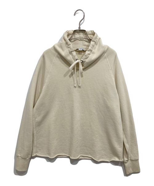 JAMES PERSE（ジェームスパース）JAMES PERSE (ジェームスパース) コットンジャージーモックネックプルオーバー アイボリー サイズ:Sの古着・服飾アイテム