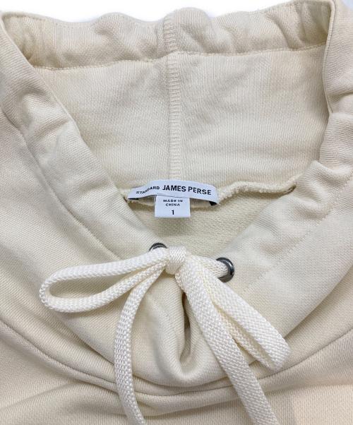 JAMES PERSE（ジェームスパース）JAMES PERSE (ジェームスパース) コットンジャージーモックネックプルオーバー アイボリー サイズ:Sの古着・服飾アイテム