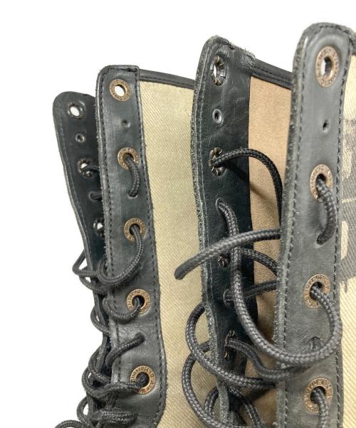 Dr.Martens（ドクターマーチン）Dr.Martens (ドクターマーチン) 14ホールブーツ カーキ サイズ:UK8 (27cm)の古着・服飾アイテム