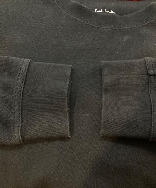 PAUL SMITH（ポールスミス）PAUL SMITH (ポールスミス) ストレッチスムース ロングスリーブTシャツ ブラック サイズ:Мの古着・服飾アイテム