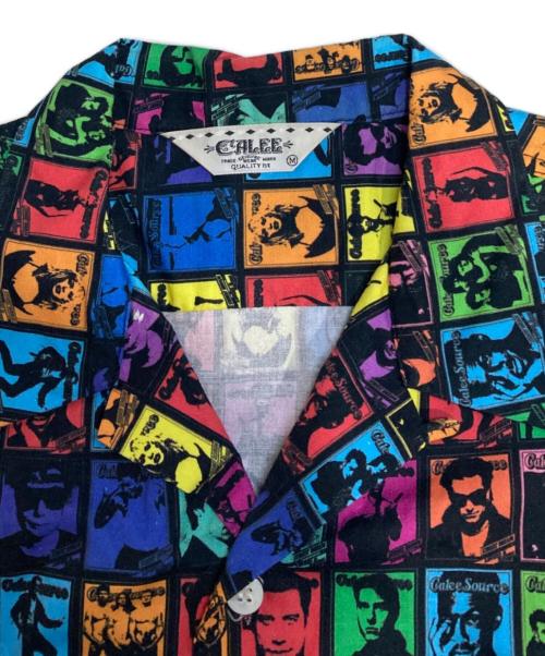 CALEE（キャリー）CALEE (キャリー) Calee Source オープンカラーシャツ マルチカラー サイズ:Mの古着・服飾アイテム