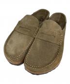 BIRKENSTOCKビルケンシュトック）の古着「NAPLES クロッグサンダル」｜オリーブ(TAUPE)