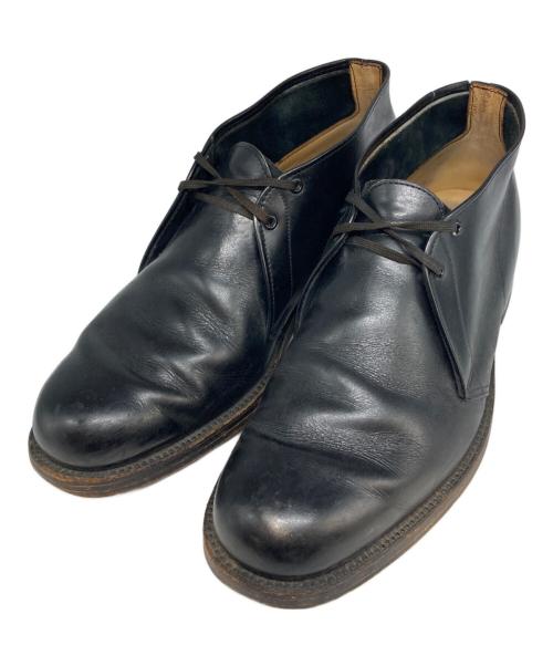 French Shiriner（フレンチシュライナー）French Shiriner (フレンチシュライナー) ヴィンテージチャッカーブーツ ブラック サイズ:UK 8 1/2(27.0cm相当)の古着・服飾アイテム