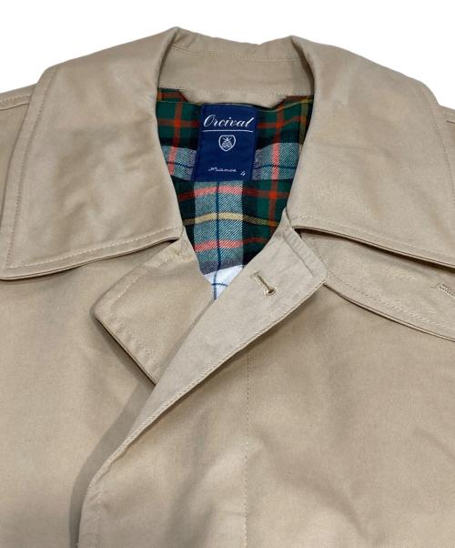 ORCIVAL（オーシバル）ORCIVAL (オーシバル) ステンカラーコート ベージュ サイズ:4(L)の古着・服飾アイテム