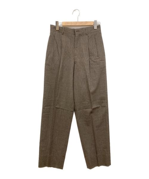 YOHJI YAMAMOTO（ヨウジヤマモト）YOHJI YAMAMOTO (ヨウジヤマモト) D'URBAN (ダーバン) A.A.R (アール) 3Pセットアップスーツ ブラウン サイズ:XLの古着・服飾アイテム