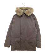 SO by alexander van slobbeソーバイアレキサンダーヴァンス）の古着「フーデッドコート」｜ブラウン