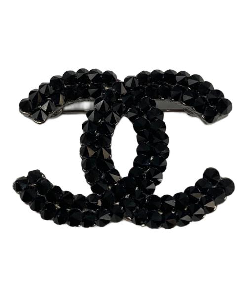 CHANEL（シャネル）CHANEL (シャネル) ココマークブローチ ブラックの古着・服飾アイテム